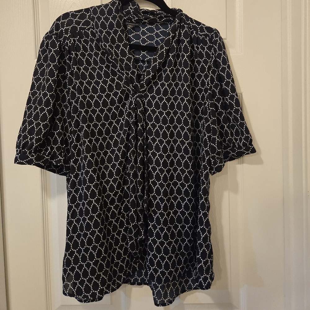 Adrianna Papell Black and White Blouse - Picture 2 of 7